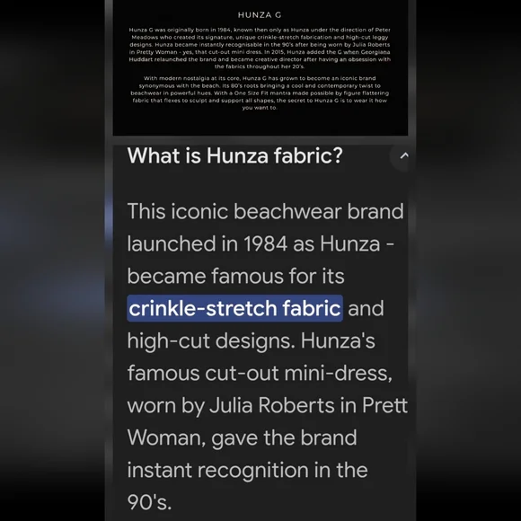 Hunza G Vintage Black With Crimson Beading Double Halter Strap Mini Dress - Picture 15 of 15